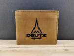 Deutz Luftgekühlt Echt Leder Geldbörse